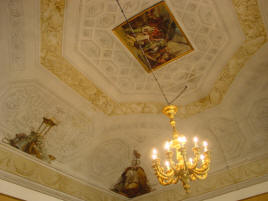 Soffitto a volta della Biblioteca dello Studio
